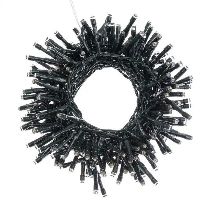Luci di natale led Giocoplast 1000 luci 3000K cavo da 100m nero - 14313196 Occasione