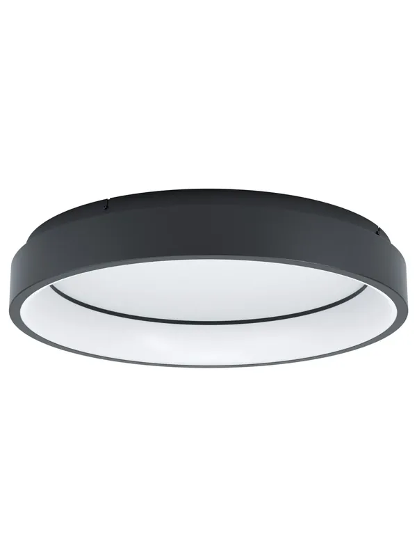 Plafoniera a led smart rgb design moderna nero per soggiorno cucina GL0007 Subito Disponibile