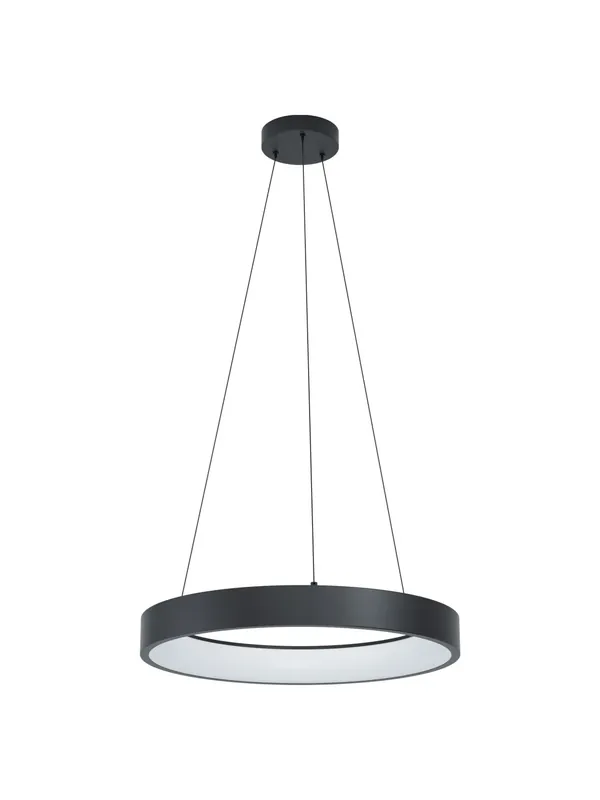 Lampadario a led smart rgb design moderno nero per soggiorno cucina GL0006 Nuova Collezione
