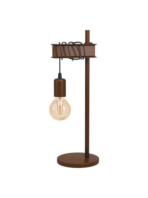 Ultima Occasione Lampada da tavolo rustica ruggine vintage 1 luce GL0152 per soggiorno camera