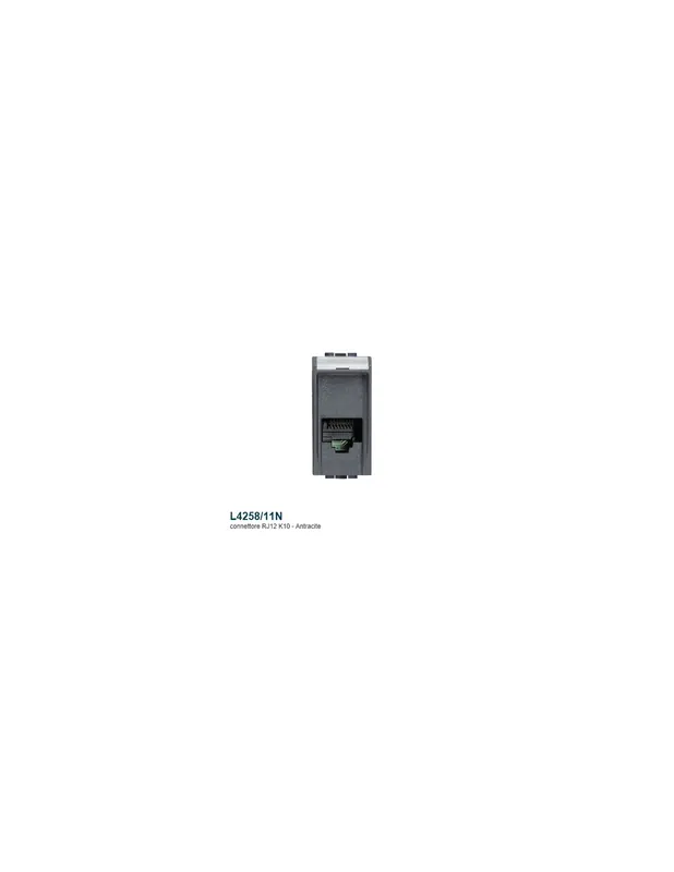 Nuovo Arrivo Presa telefonica rj11 living int l4258/11 ticino