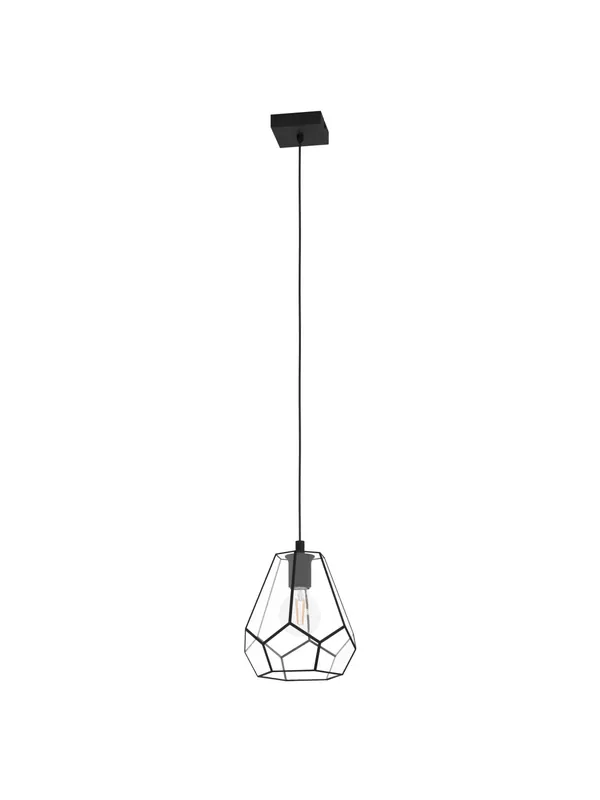 Lampadario a sospensione moderno vintage in metallo nero 1 luce GL1808 Prezzo Di Fabbrica
