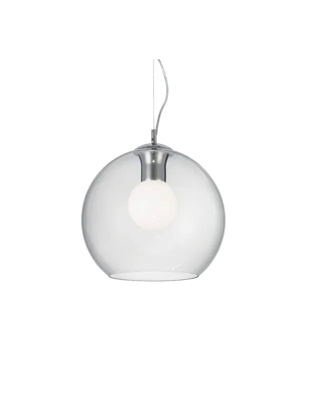 Ideal Lux Nemo SP1 D30 lampadario palla vetro E27 60W Ultima Occasione