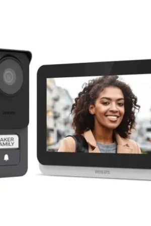 Promozione Videocitofono smart bifamiliare Avidsen 1024x600p max 120m nero - 531046