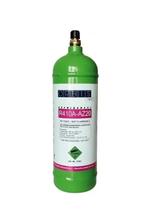gas fluido refrigerante in bombola ricaricabile r410 a 1litro 0,8kg. orbis ob576140 Compra Online