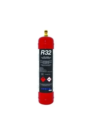 Spedizione Espresso gas refrigerante r32 fluido in bombola ricaricabile 1 litro 0,8kg orbis ob576140