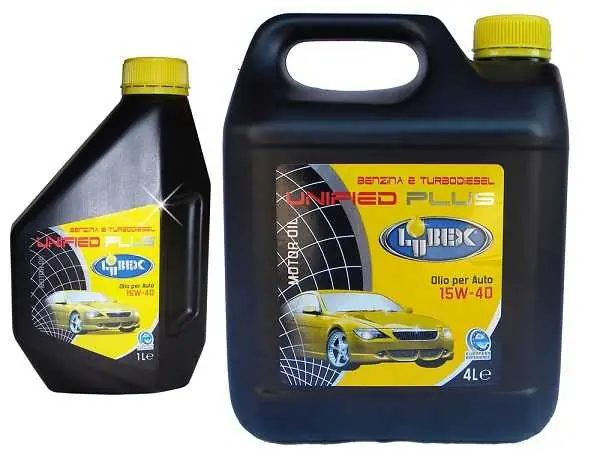 Promozione Olio motore Lubex Unified Plus 15W-40 1000ml per motori a benzina o diesel