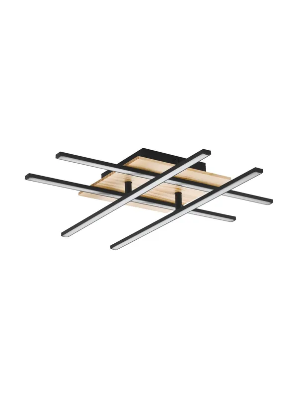 Plafoniera a led moderna design legno per soggiorno e camera GL0106 Must-Have