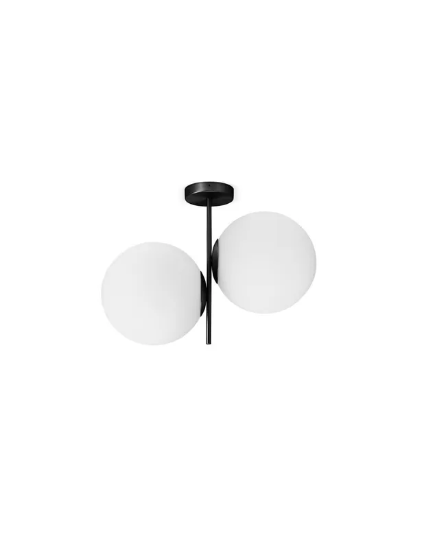 Miloox Jugen black soffitto 2 luci Offerta Speciale