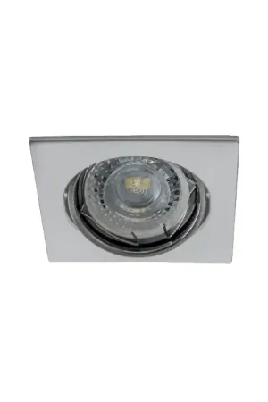 Acquista Ora portafaretto da incasso quadrato grigio satinato orientabile kanlux 26734