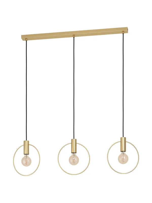 Di Tendenza Lampadario moderno design minimal oro 3 luci per soggiorno camera GL0089