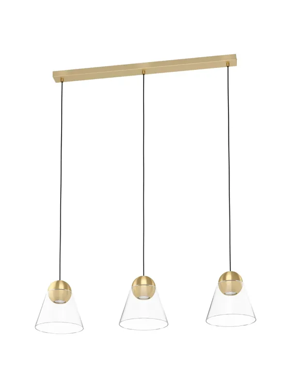 Prezzo Scontato Lampadario a sospensione moderno design oro 3 luci per cucina GL0087