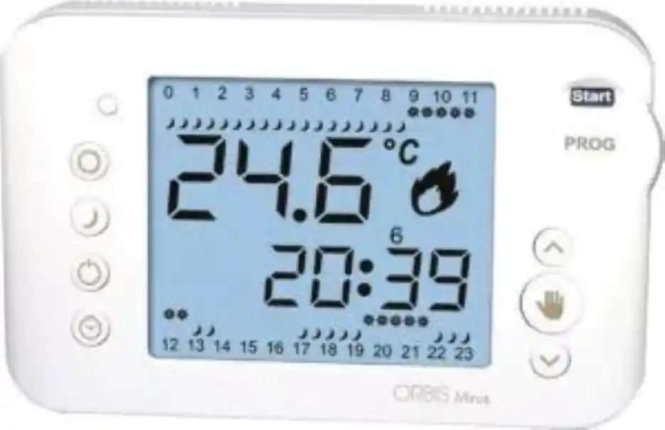 Prezzo Basso Cronotermostato digitale Orbis Mirus 10A bianco - OB324700