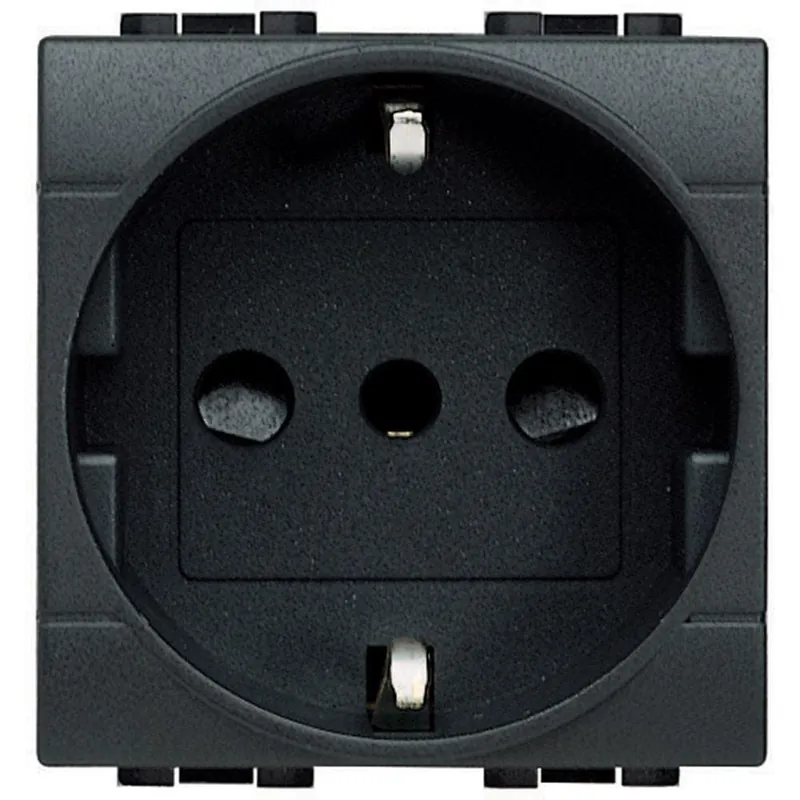 Presa P30 Bticino LivingLight 2 moduli 2P+T 16A antracite - L4140 Offerta