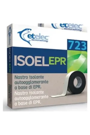 etelec nastro autoagglomerante nero etelec 19x9,1x0,50 mm etelec NA4623 Vendita Finale