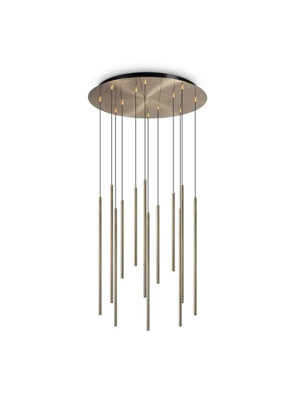 Pagamento Sicuro Lampadario a led design moderno ottone per soggiorno e camera DL1656