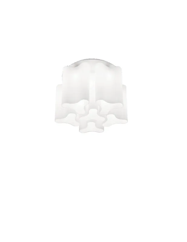 Ideal Lux Compo PL6 plafoniera moderna in vetro soffiato E27 60W Offerta Del Giorno