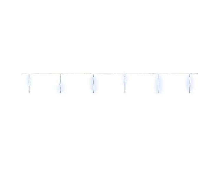 Tubi nevicata led Giocoplast 10 tubi 480 luci da 5m bianco freddo - 14524547 Professionale