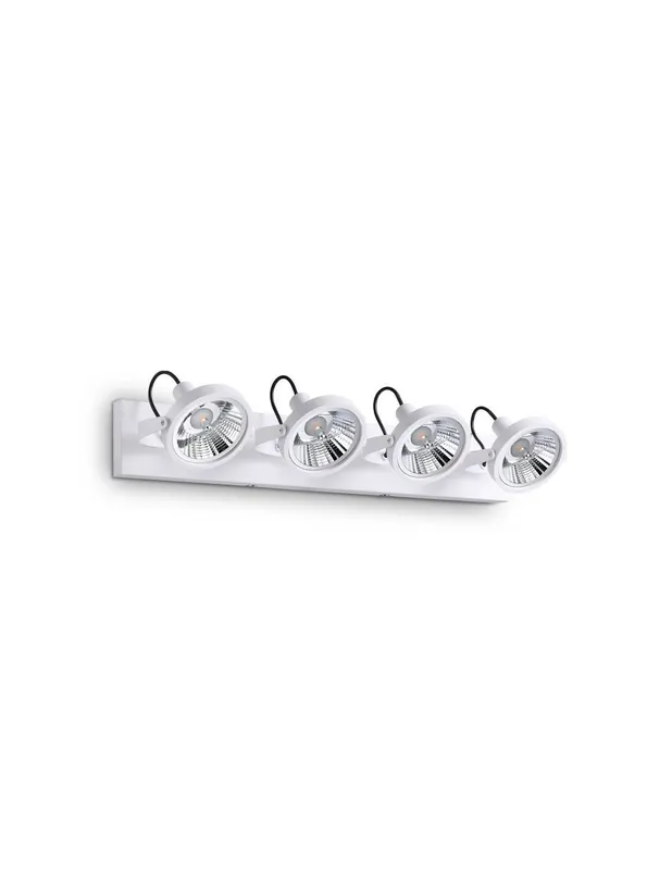 Ideal Lux Glim PL4 lampada da parete e da soffitto led con diffusori orientabili GU10 Ultimissimo Modello