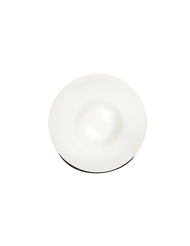 Ideal Lux Glory PL2 D40 plafoniera da cucina in vetro bianco soffiato e acidato E27 60W Promozione