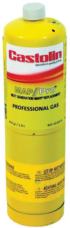 Bombola gas propano con propilene Castolin MAP//PRO 450g Nuova Collezione