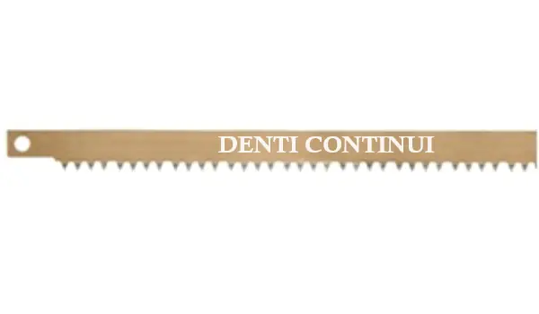 Lama per legno Bushman 53 cm con denti continui Solo Oggi