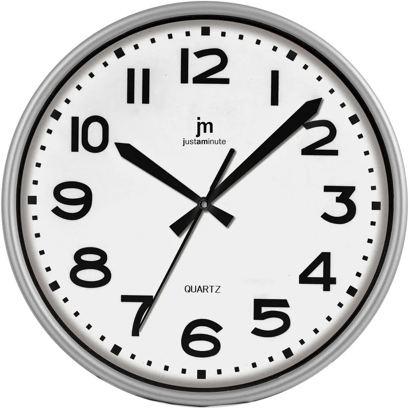 Ultime Pezzi Orologio da parete Lowell Basic diametro 25.5cm bianco - 00940B