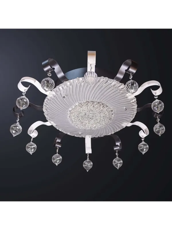Offerta Del Giorno Plafoniera contemporanea murano trasparente a 4 luci BGA 3249/70
