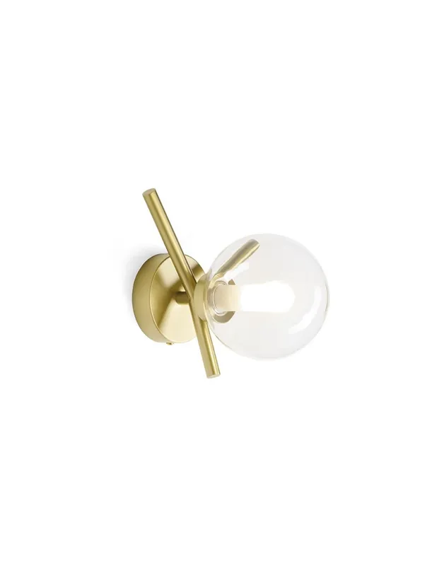 Miglior Prezzo Miloox Camely parete/soffitto 1 luce oro spazzolato