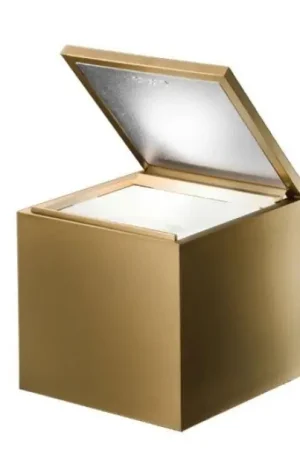 Acquista Ora Lampada da tavolo led Cini&Nils Cuboluce attacco E14 3W 2700K oro - ACCNCUB.00249