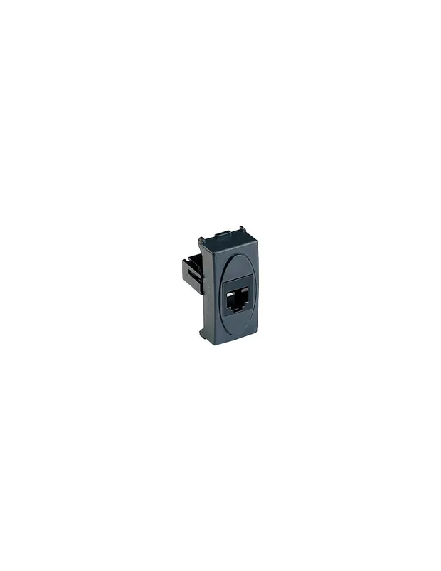 Presa telefonica internet modo rj11plug 6/4 grigio master Offerta Del Giorno