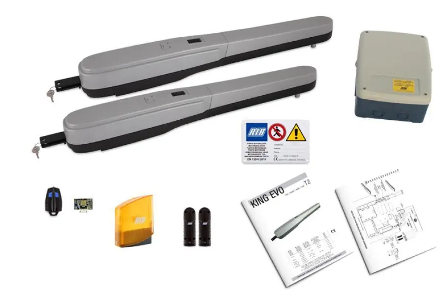 Kit per cancelli a battente RIB King Evo max 4m 400Kg - AD14094 Sconto