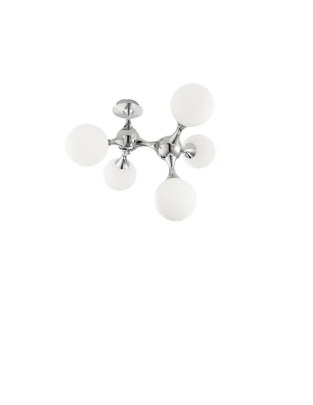 Ideal Lux Nodi PL5 plafoniera design soffitto E14 Reso Gratuito