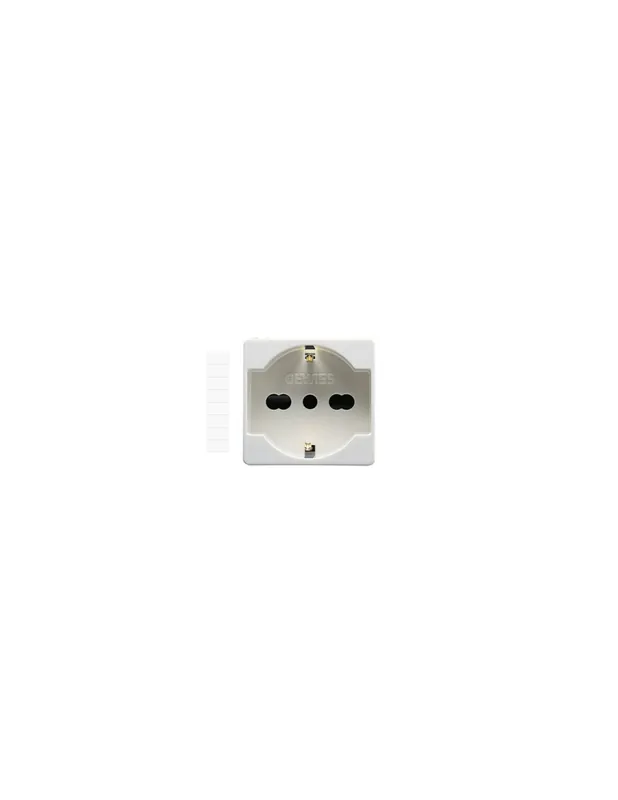 Economico Presa elettrica unel bipasso bivalente bianco GW20246A gewiss