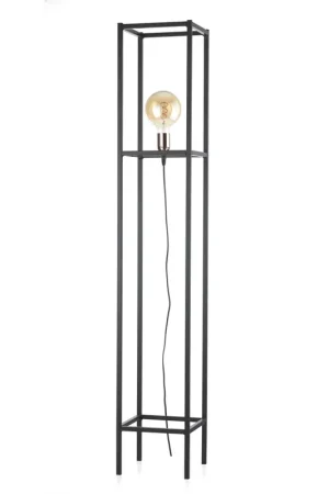 Lampada da terra piantana vintage moderna nera a 1 luce stf 0018 Consegna Rapida