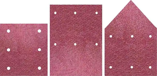 6 Fogli abrasivi con velcro per levigatrice VLP-240 Grana 80 Reso Gratuito