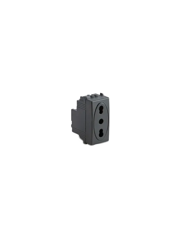 Compra Online Presa elettrica serie modo 2p+t 10/16a bipasso grigio master