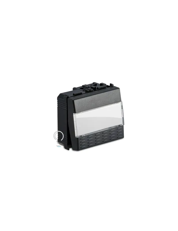 Offerta Limitata Pulsante portanome predisposto spia luminosa modo 1p 16a grigio master