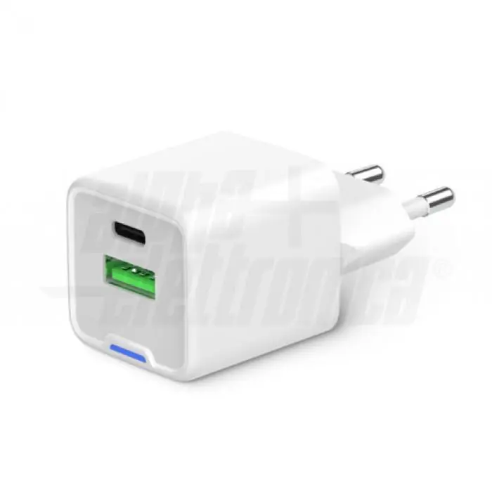 Caricatore Alpha Elettronica USB-A/C 30W 3000mA bianco - KD530030W-02 Non Perdere