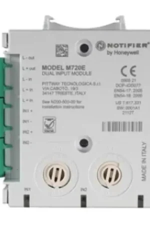 Vendita Finale Modulo d‘ingresso Notifier sezione cavo max 2.5mm2 grigio - M720E