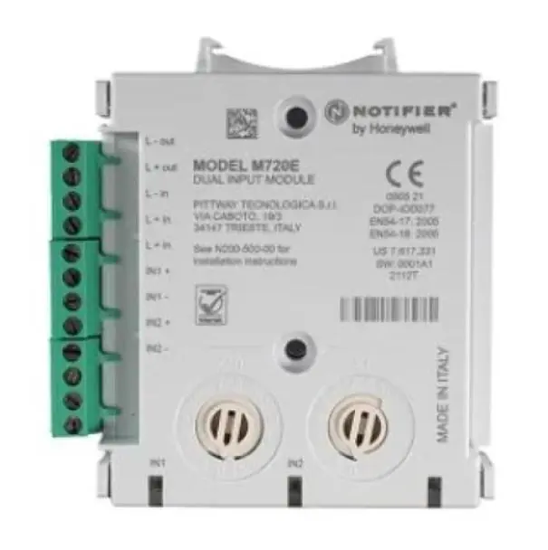 Vendita Finale Modulo d‘ingresso Notifier sezione cavo max 2.5mm2 grigio - M720E