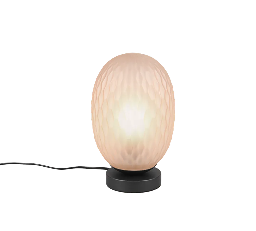 Lampada da tavolo Trio Lighting Facette 1xE27 max 25W ambra - 564200113 Promo Stagionale