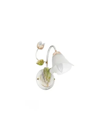 Di Tendenza Applique classico in ferro battuto primavera per soggiorno 1 luce stf 0050