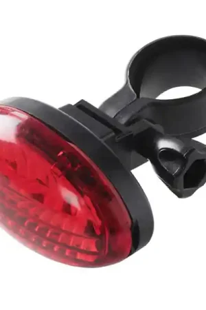 Fanale posteriore per bici Rosso Airam 5 LED con interruttore ON/OFF Offerta