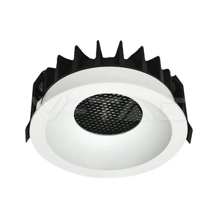 Faretto led da incasso V-tac 18W 3000-4000-6400K bianco nero - 23674 Prezzo Basso