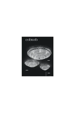 Sconto Novaresi Cobweb/60 Plafoniera in vetro classica 60cm