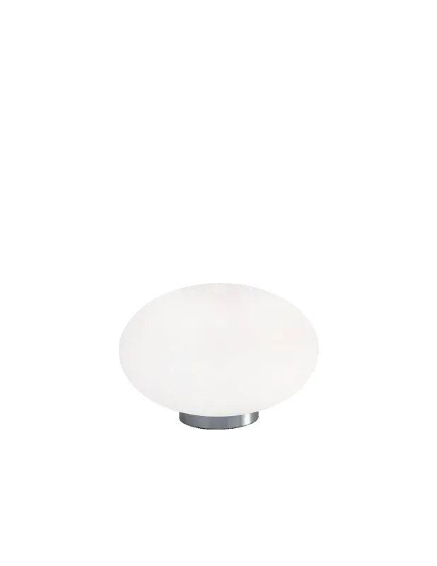Prezzo Di Fabbrica Ideal Lux Candy TL1 lampada tavolo moderna in vetro soffiato bianco