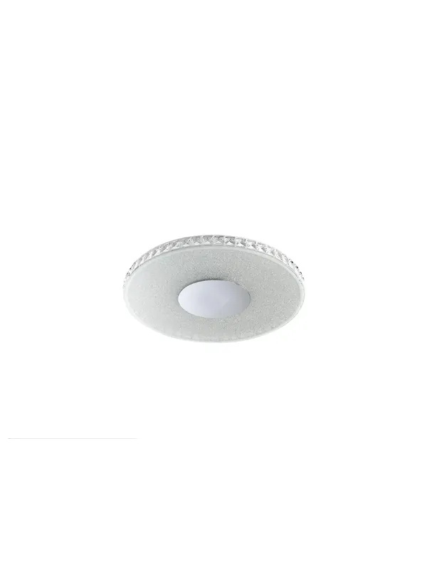 Novità Plafoniera moderna a led tonda design cristallo d.40cm stf 0088