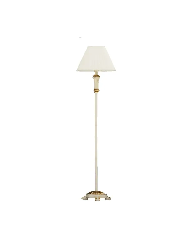 Ideal Lux Firenze PT1 lampada con piantana con decorazioni in foglia d‘oro E27 60W Offerta Limitata