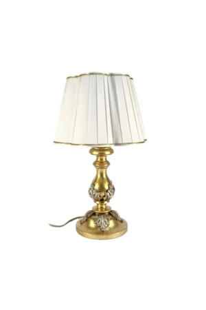 Solo Oggi Lumetto classico in legno foglia oro a 1 luce dbs 101/bp